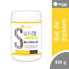 BIOCENTER NATURAL - Sulfato de magnesio (Sal de epsom) x 500 g -