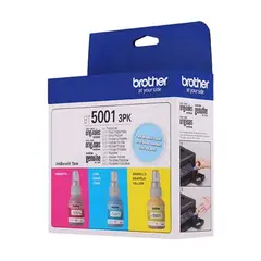 BROTHER - Botellas de Tinta Original BT5001 3PK InkBenefit Tank