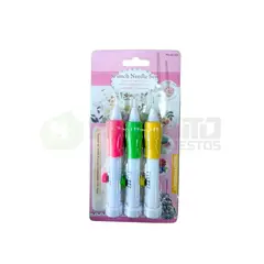 GENERICO - Set De 3 Agujas Mágicas Para Bordado