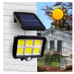 GENERICO - Lámpara Solar Con Panel LED 40W IP67 Farola de 6 Celdas