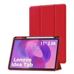 GENERICO - Funda Smart Cover para tablet LENOVO IDEA TAB 11 ROJO