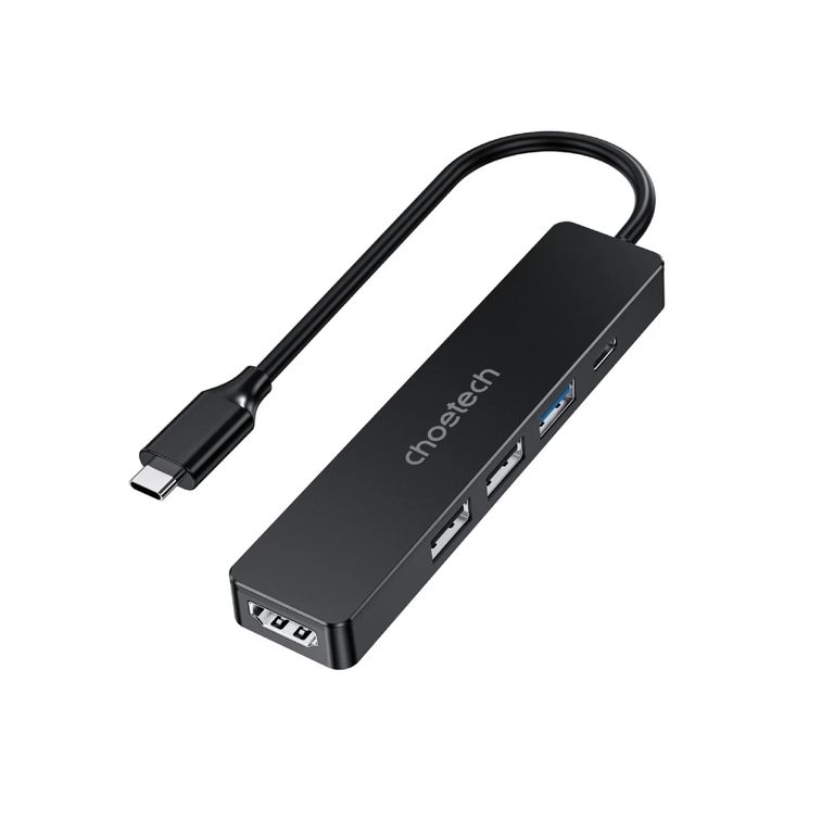Adaptador Hub USB Tipo C 5 en 1 HDMI 4K PD 100W Laptop y Mac