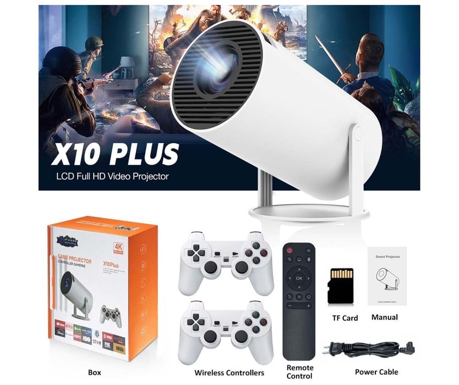 Proyector 4K UHD Compatible con HDMI y USB