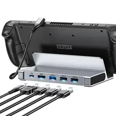 CHOETECH - Docking Station USB-C 5 en 1 HUB Gaming HDMI 4K 60Hz 100W Steam Deck