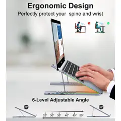 CHOETECH - Docking Station con Soporte para Laptop USB-C 7 en 1 Hub