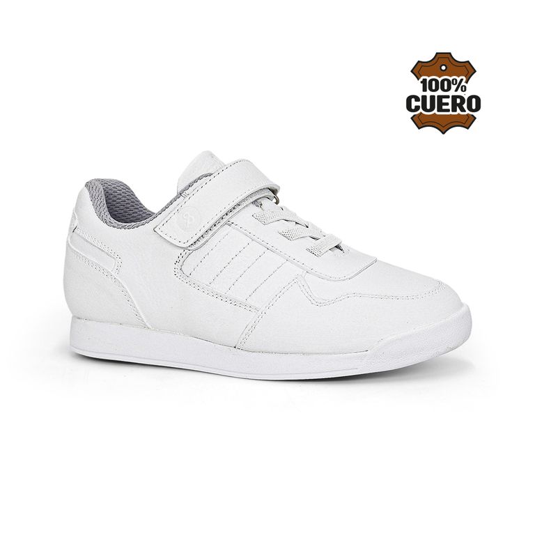 Zapatillas Escolares De Cuero Unisex JA26-CG908N