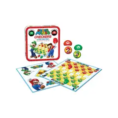 NINTENDO - Super Mario Checkers Tic Tac Toe Collectors Game Set