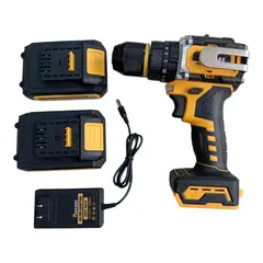 GENERICO - Taladro atornillador percutor 88V inalambrico 2 baterias