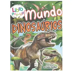 GENERICO - Libro infantil Pop up Mundo de dinosaurios