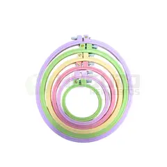 GENERICO - Set De 6 Bastidores Circulares Para Bordado