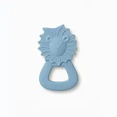 GENERICO - MORDEDOR DE SILICONA CON DISEÑO DE LEÓN CELESTE GABBIANO