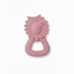 GENERICO - MORDEDOR DE SILICONA CON DISEÑO DE LEÓN ROSA GABBIANO