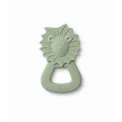 GENERICO - MORDEDOR DE SILICONA CON DISEÑO DE LEÓN VERDE GABBIANO
