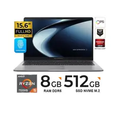 ASUS - LAPTOP EXPERTBOOK 15.6"LED FHD IPS / AMD Ryzen 5 7535HS / 8GB DDR5 / 512GB SSD / Freedos