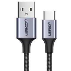 UGREEN - Cable de Carga Rápida USB-A a USB-C 1m US288 Gris