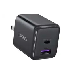 UGREEN - Adaptador 30W X516 Dual Port Carga Rapida iPad Airpods Gris