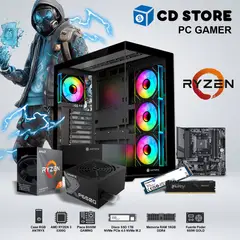 AMD - PC Gamer - RYZEN 3 5300G RAM 16GB SSD 1TB CASE RGB FUENTE GOLD 650W