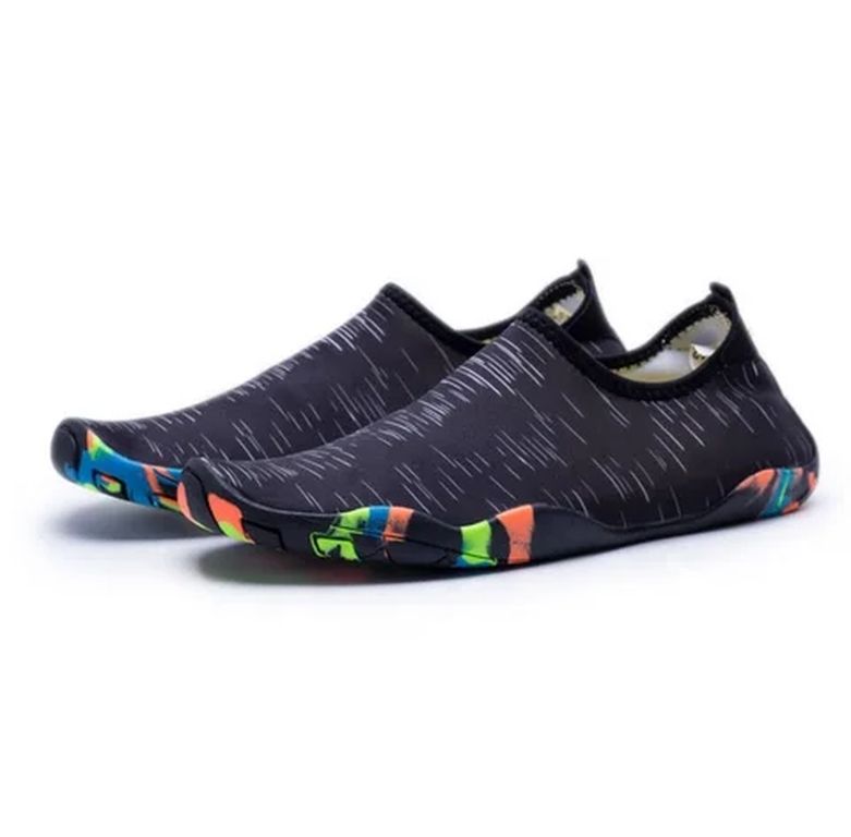 Aquashoes Zapatos acuáticos AquaModa M1ANJ Negro Jaspeado