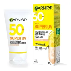 GARNIER - Protector Solar Facial Anti Manchas Tono Claro Fps50