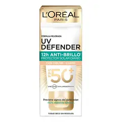 LOREAL PARIS - Protector Solar L'oréal Paris Uv Defender Antibrillo Claro
