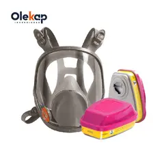 GENERICO - Respirador rostro completo AP6800 + filtro mixto AP60923 OLEKAP