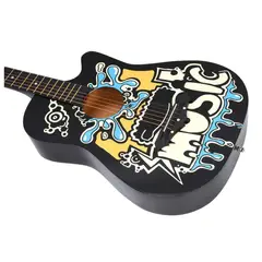 GENERICO - KIT DE GUITARRA GRAFITTI MUSIC ACUSTICA CON ACCESORIOS