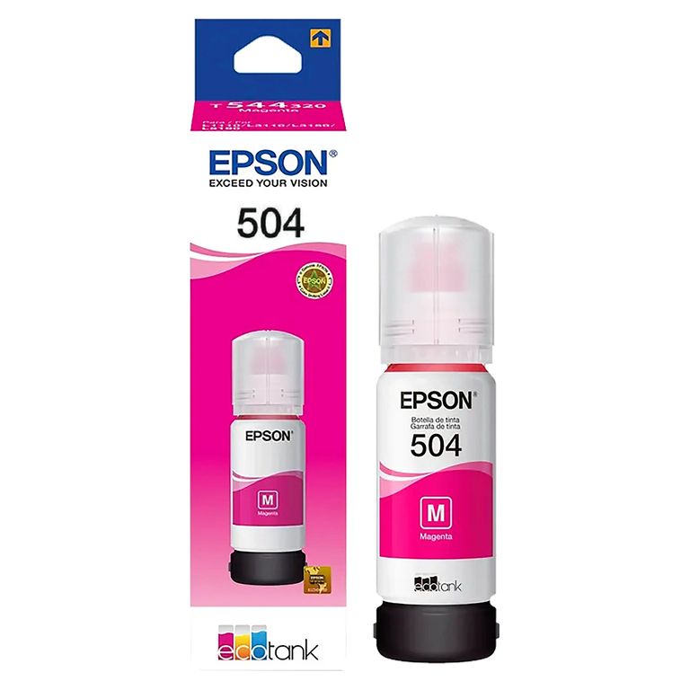 Tinta T504 Magenta EcoTank L14150, L6270, L4370, L6370 Original - 70ml