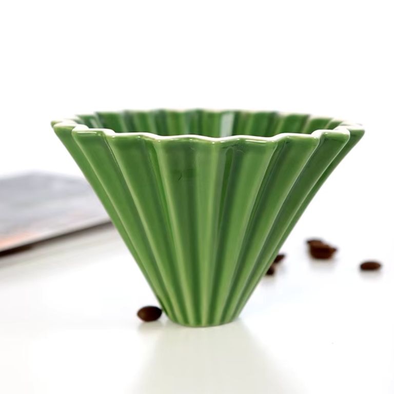 Cafetera Barista Dripper Metodo Origami De Ceramica