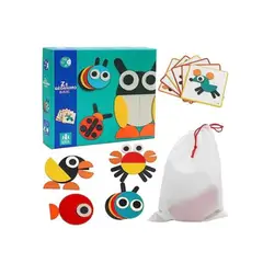 GENERICO - Disco de Fracciones en Madera para Niños