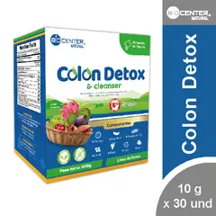 BIOCENTER NATURAL - Colon Detox & Cleanser x caja 10 g x 30 und -