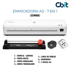 CBI - Enmicadora Laminadora A3 - 7 en 1 (Combo)