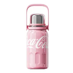 GERM - Termo deportivo Coca‑Cola Rosa 800ml con Tapa Taza
