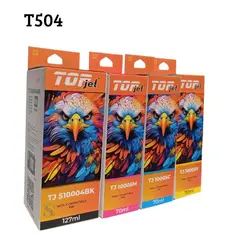 GENERICO - KIT TINTA COMPATIBLE T504 NEGRO CIAN YELLOW MAGENTA 504