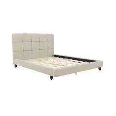 MUEBLES MACRUMO - Cama tapizada Bruce - 1.5plz - Personaliza el color