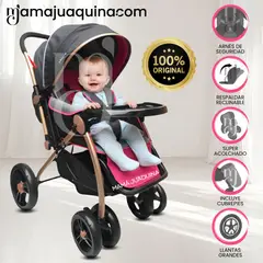 BABY HAPPY - Coche Cuna Deportivo «CONFORT GOLD» Baby Craft Pink