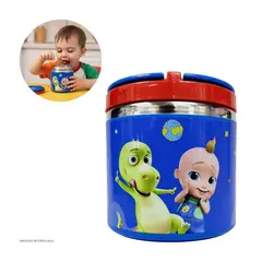 GENERICO - Termo Infantil de Acero Inoxidable para Comida Mantiene Caliente Color Azul