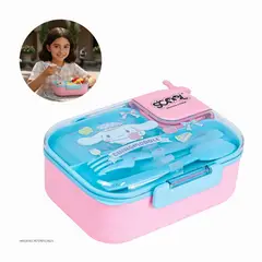 GENERICO - Lonchera Térmica Escolar Acero Inoxidable 1L Diseño Cinamorol Infantil Hermético