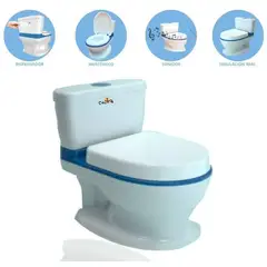 GENERICO - Bacinica asiento 2 en 1 "INODORO" Blue