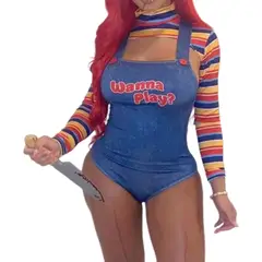 GENERICO - Disfraz de Chucky para dama