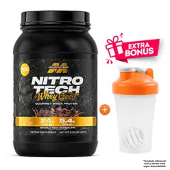 Muscletech - NITRO TECH 100% WHEY GOLD 2LBS DOBLE RICH CHOCOLATE