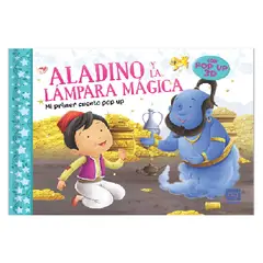 GENERICO - Libro infantil Cuento Pop Up Aladino y la lámpara mágica