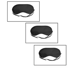 GENERICO - 3 Antifaces Para Dormir Mascara Ojos Reduce Brillo