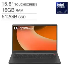 LG - Laptop Gram Book 15.6 Intel Core Ultra 7‑255U 16GB 512GB SSD FHD Táctil Win11