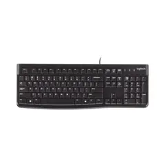LOGITECH - Teclado USB plug-and-play K120 Negro