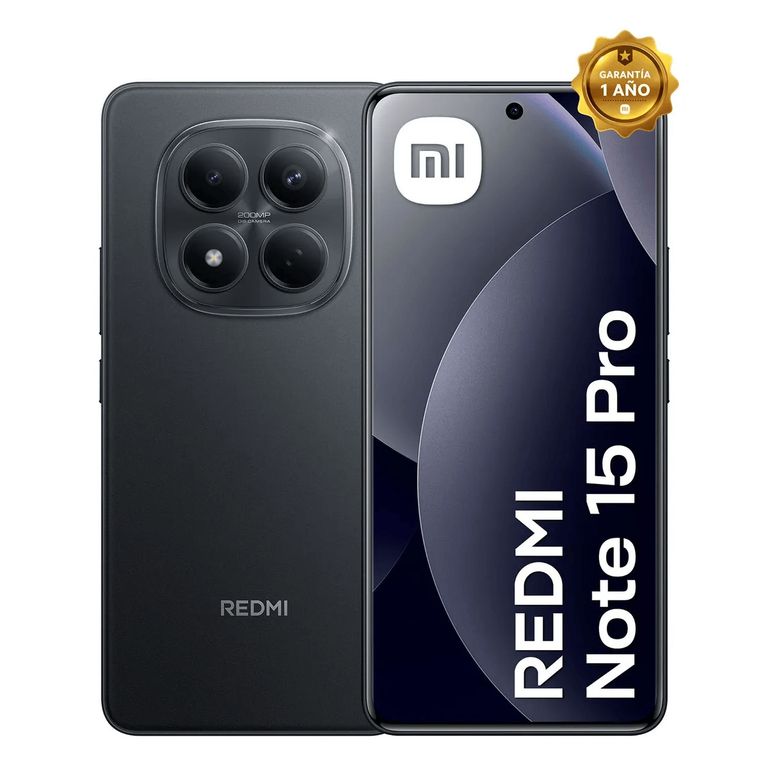 Celular Redmi Note 15 Pro 256GB ROM 8GB RAM - NEGRO