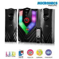 MICRONICS - Sistema de Audio MIC S7005KTV PSICOTIC Ritmic LED Karaoke