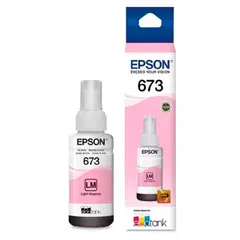 EPSON - Tinta T673 Magenta Claro EcoTank L800, L805, L810, L850, L1800 Original - 70ml