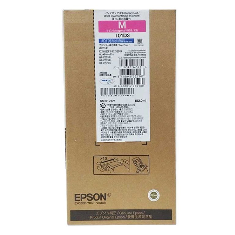 Tinta T01D Magenta WorkForce WF-C529R, WF-C579R Original - 182ml