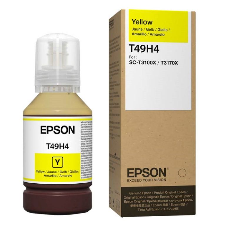 Tinta T49H Amarillo SureColor SC-T3100x, SC-T3170x Original - 140ml