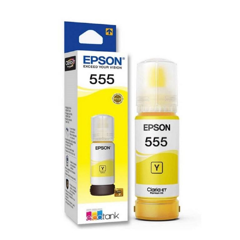 Tinta T555 Amarillo EcoTank L8160, L8180 Original - 70ml